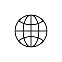 World Globe Icon Ideal for International and Global Themes