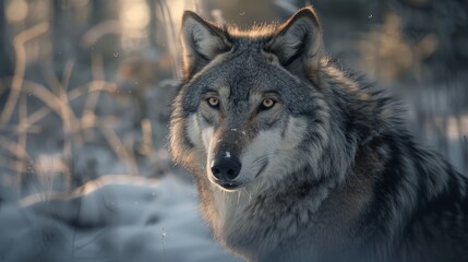 Obraz premium Yield to the call of the wild, where the primal instincts of survival are awakened, and the rhythms of nature pulse through your veins.