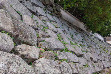 大分 中津城 石垣と城壁
