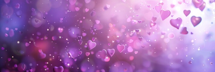 Lilac Background. Abstract Hearts, Mother's Day, Valentine's Day, Birthday, Christmas Concept