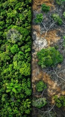 Aerial Time-Lapse of Deforestation Progression
