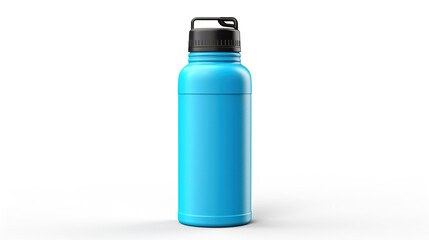 Isolated on a white backdrop, sports water bottle