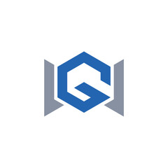 Letter G and W logo