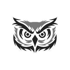 Obraz premium Owl Head Illustration