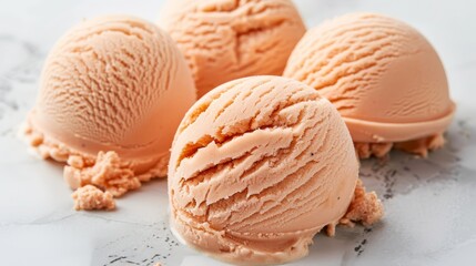 Background images of ice cream, desserts, giving a refreshing feeling.