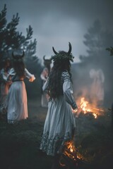 Celebrates the holiday of Ivan Kupala