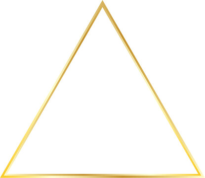 gold triangle transparent background