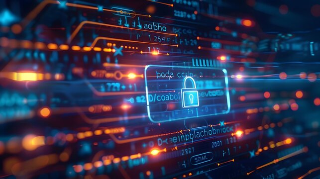 Conceptual image of a secure website interface with a lock icon and a verified badge displayed prominently in the address bar.