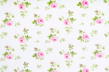 Fototapeta premium Fragment of colorful retro tapestry textile pattern with floral ornament.