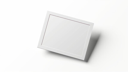 blank photo frame, white frame background, polaroid, empty film 
