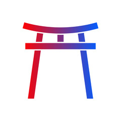 Torii Gate Gradient Flat
