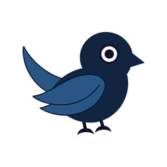 Cute bird logo