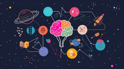 Concepts of the nervous system, brain, learning, thought process and child psychology