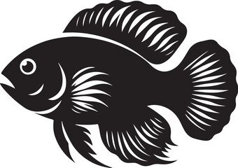  fisi art sillhouette vector,illustration art 