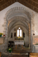 Eglise de Luchon, XIIe,, 71, Saône et Loire, région Bourgogne  Franche Comté, France