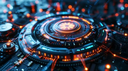 Spintronics technology spin electrons used to store process information, engineering processing magnetism