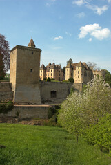 Chateau de Couches Xé, XIIé, 71,  Saône et Loire, région Bourgogne  Franche Comté, France