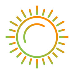 Sun Vector Icon