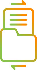 File Sharing Vector Icon