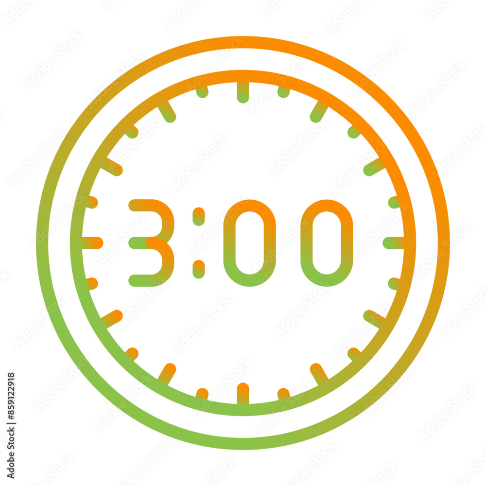 Canvas Prints clock vector icon