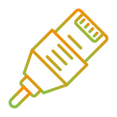 Fototapeta premium Ethernet Cable Vector Icon