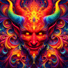Colorful devil