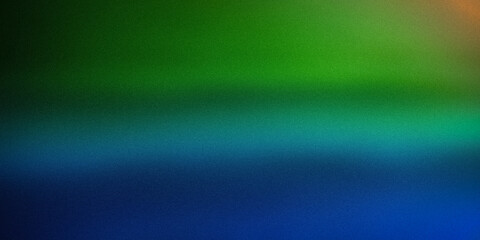 Abstract gradient background with smooth transitions from green to blue and black hues. Perfect for modern designs, technology themes, and creative projects requiring a vibrant, bold backdrop