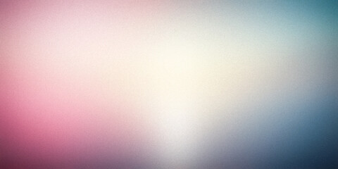 Abstract gradient background with smooth transitions from pink to light blue hues, featuring a bright white center. Ideal for modern designs, creative projects, and fresh, vibrant presentations