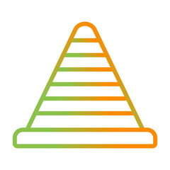 Traffic cone Vector Icon