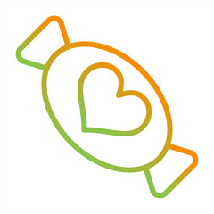 Obraz premium Candy Vector Icon