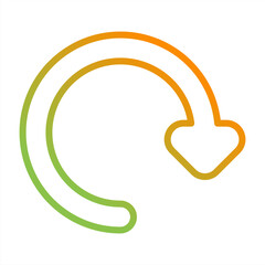 Rotate Right Vector Icon