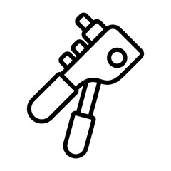 Rivet gun Vector Icon