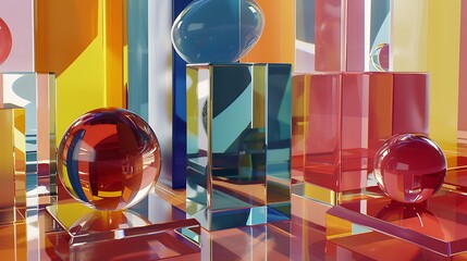 background with colorful bubbles, Pastel Reflections, and AI-generated image