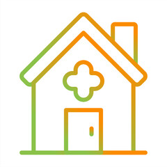 House Medical Vector Icon