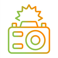 Camera Flash Vector Icon