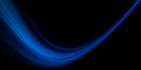 Abstract lines.Neon lines of speed and fast wind. effect of moving at the speed of light. Blue glow effect. Magic shiny line