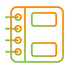 Spiral Notepad Vector Icon