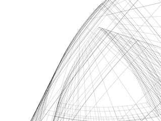 abstract 3d architecture