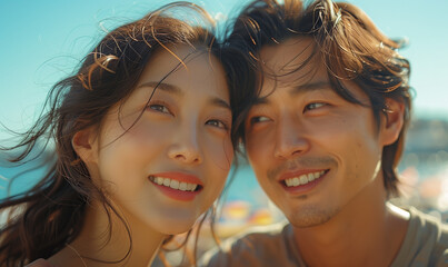 Fototapeta premium portrait of a couple