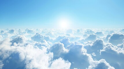 Scenic sky with room for text