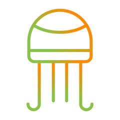 Jellyfish Vector Icon