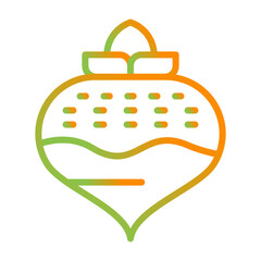 Turnip Vector Icon