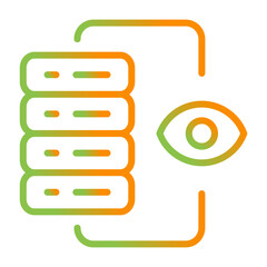 Server Monitoring Vector Icon