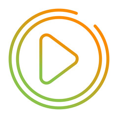 Play Button Vector Icon
