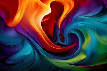 vivid splash abstract background with waves.