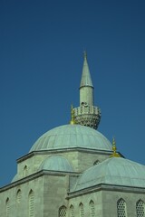 uskudar, minaret, mosque, tombstone, trees