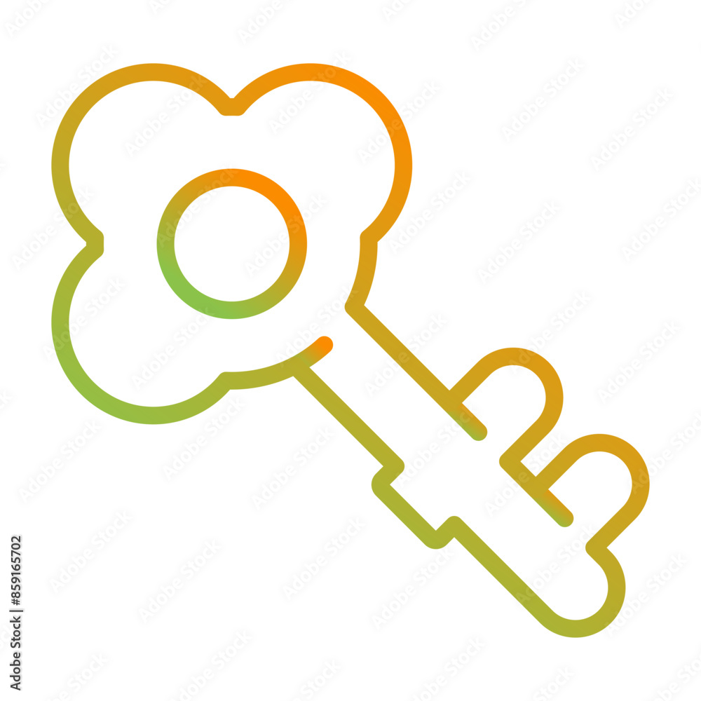 Poster keys vector icon