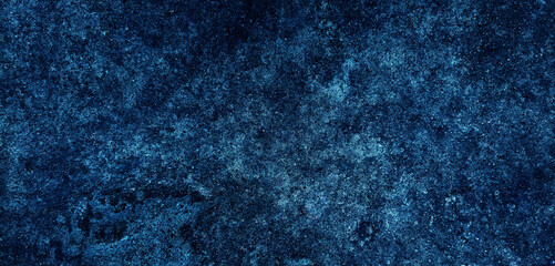 Blue cement wall background with abstract pattern in retro concept