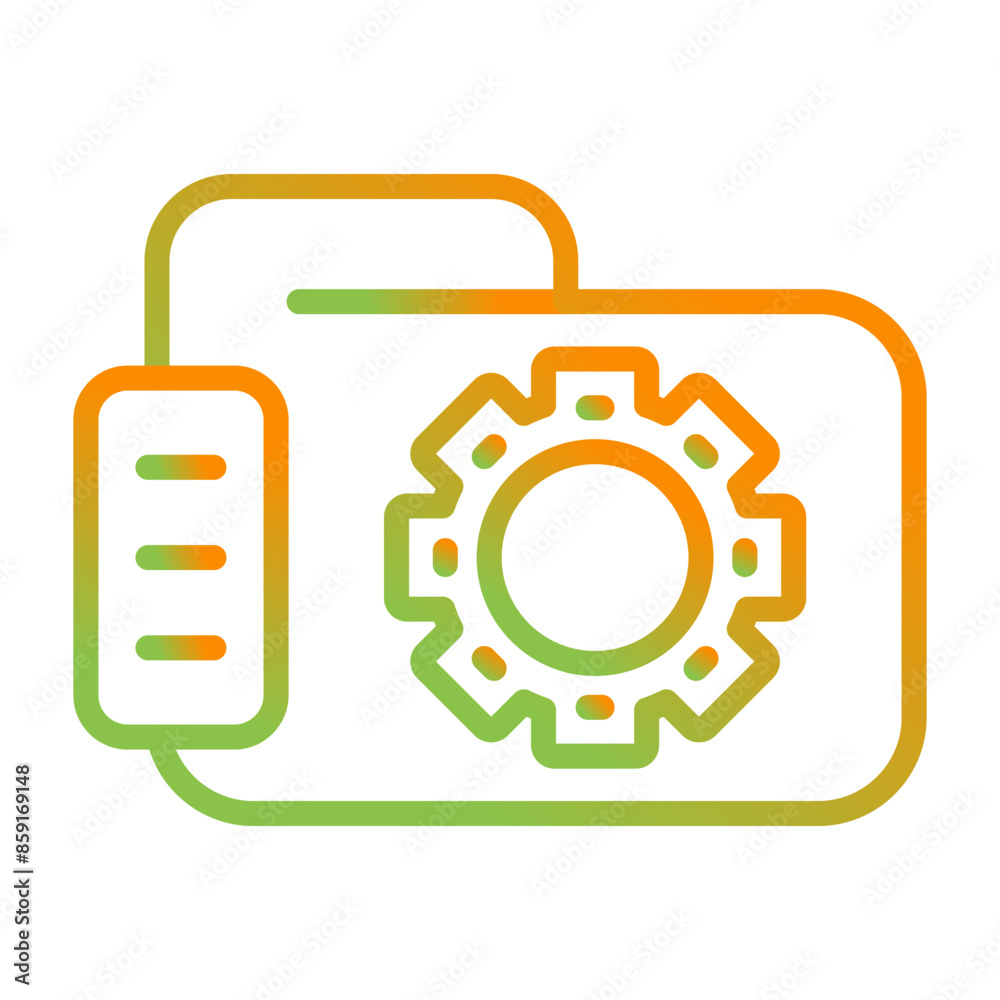 Poster file vector icon