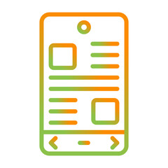 Mobile Vector Icon © Graphic Nehar